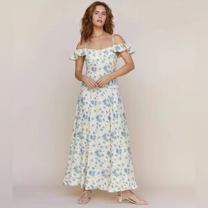 Christy Dawn The Helina Dress | Lilies in Bloom Silk Size S